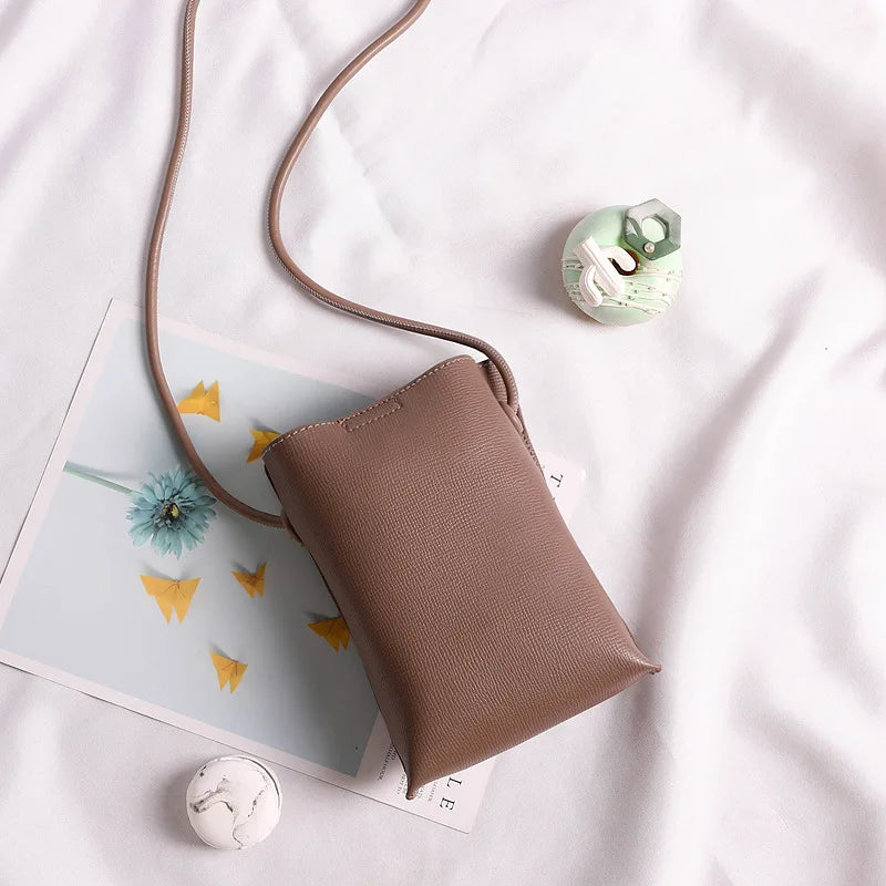 New Women Pu Leather Handbags Fashion Female Large Capacity Crossbody Bags Small Shoulder Bags for Women Phone Wallet Solid Flap