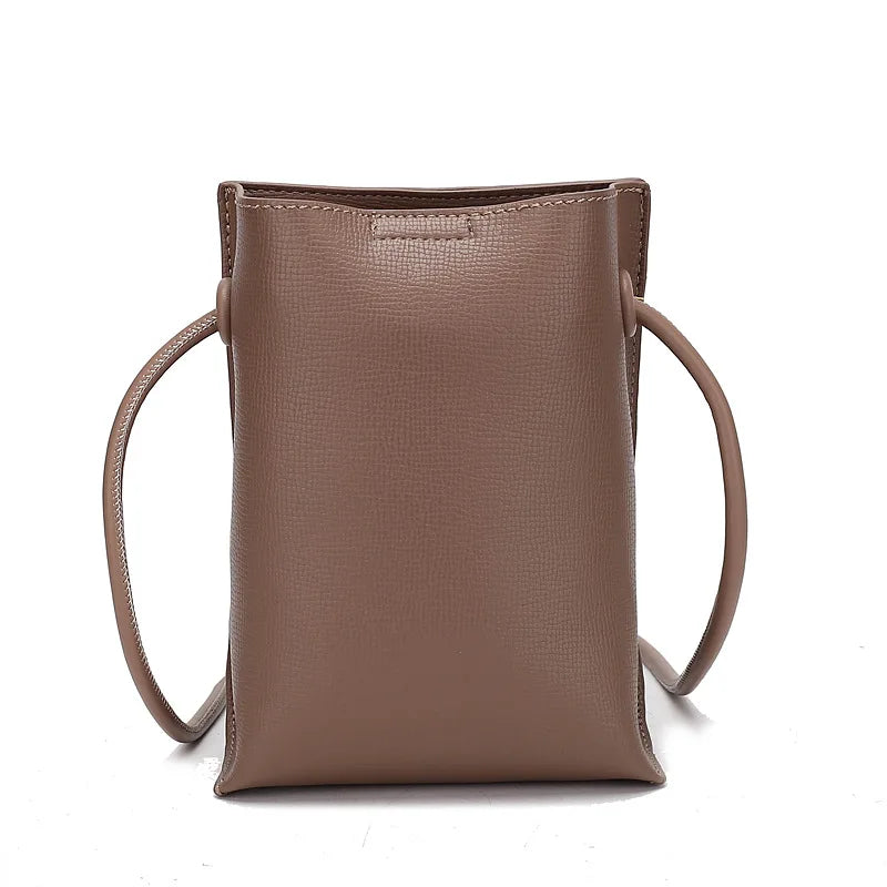 New Women Pu Leather Handbags Fashion Female Large Capacity Crossbody Bags Small Shoulder Bags for Women Phone Wallet Solid Flap