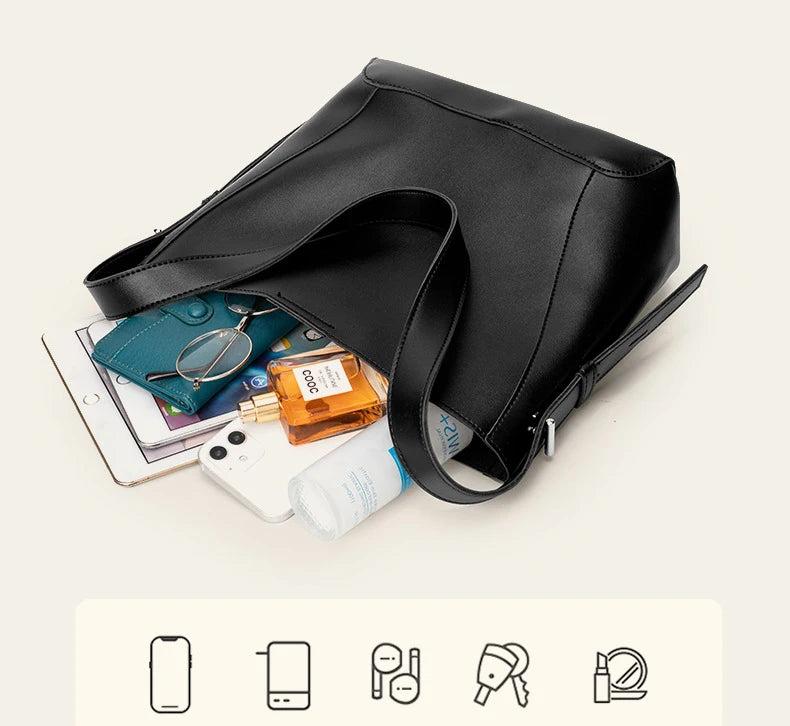 Tote bag one-shoulder 2025 Fashion, large capacity, lightweight, wear-resistant shopping mommy bag, waterproof, foldable portabl