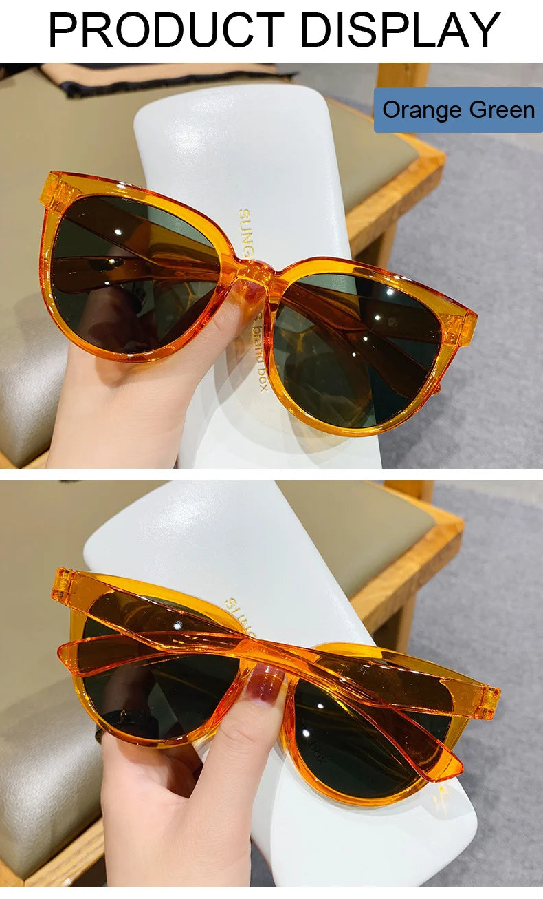 New Vintage Cat Eye Sunglasses For Woman Fashion Brand Retro Sun Glasses Ladies Classic Outdoor Shades UV400 Oculos De Sol