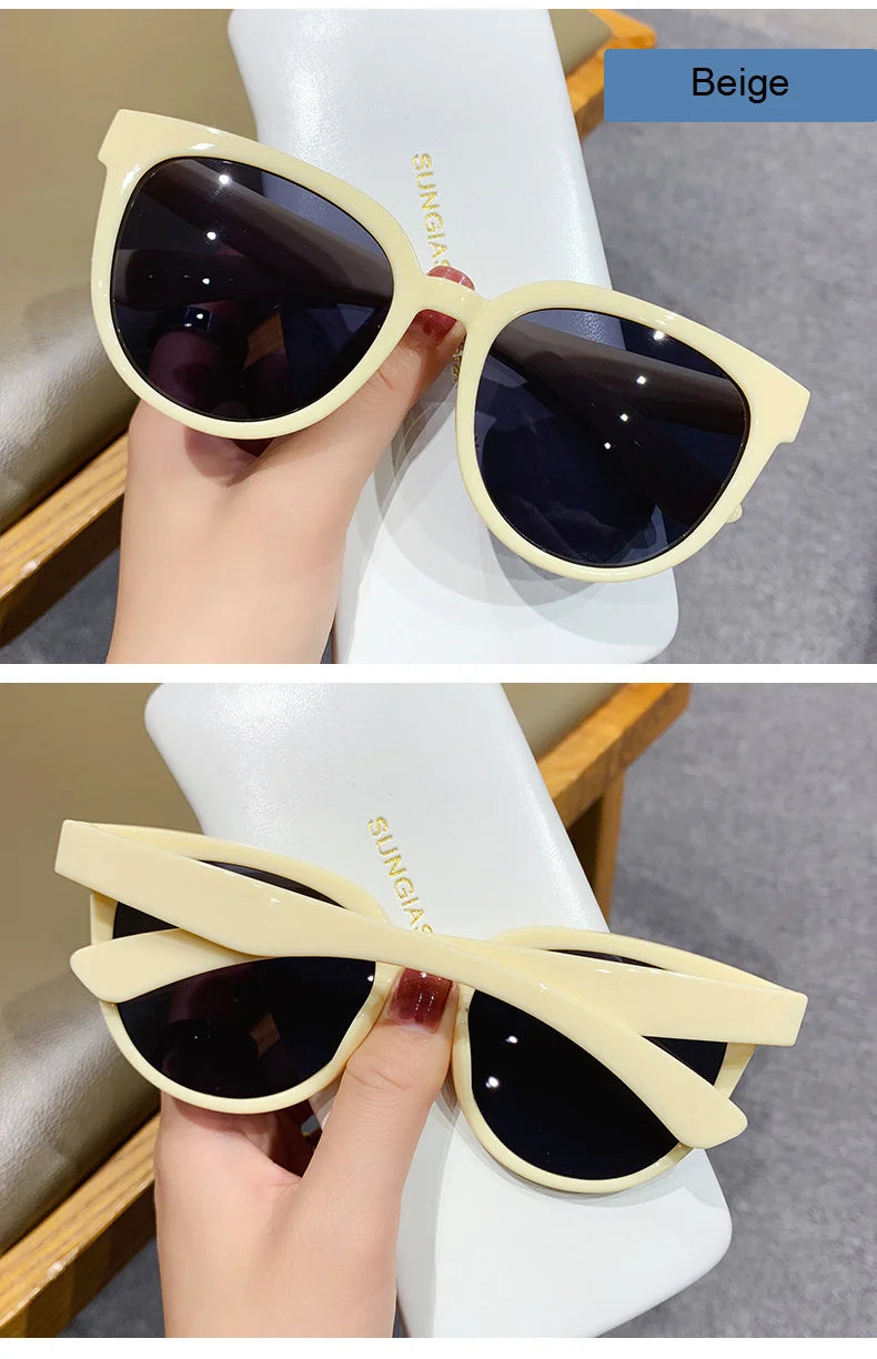 New Vintage Cat Eye Sunglasses For Woman Fashion Brand Retro Sun Glasses Ladies Classic Outdoor Shades UV400 Oculos De Sol
