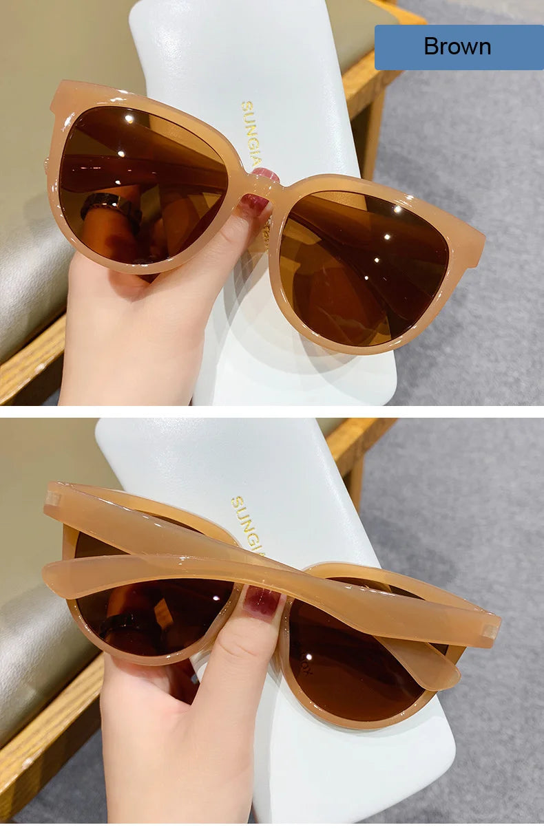 New Vintage Cat Eye Sunglasses For Woman Fashion Brand Retro Sun Glasses Ladies Classic Outdoor Shades UV400 Oculos De Sol
