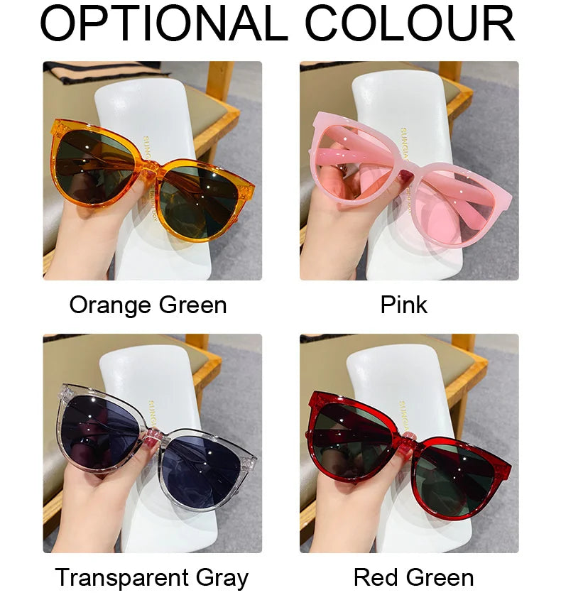 New Vintage Cat Eye Sunglasses For Woman Fashion Brand Retro Sun Glasses Ladies Classic Outdoor Shades UV400 Oculos De Sol